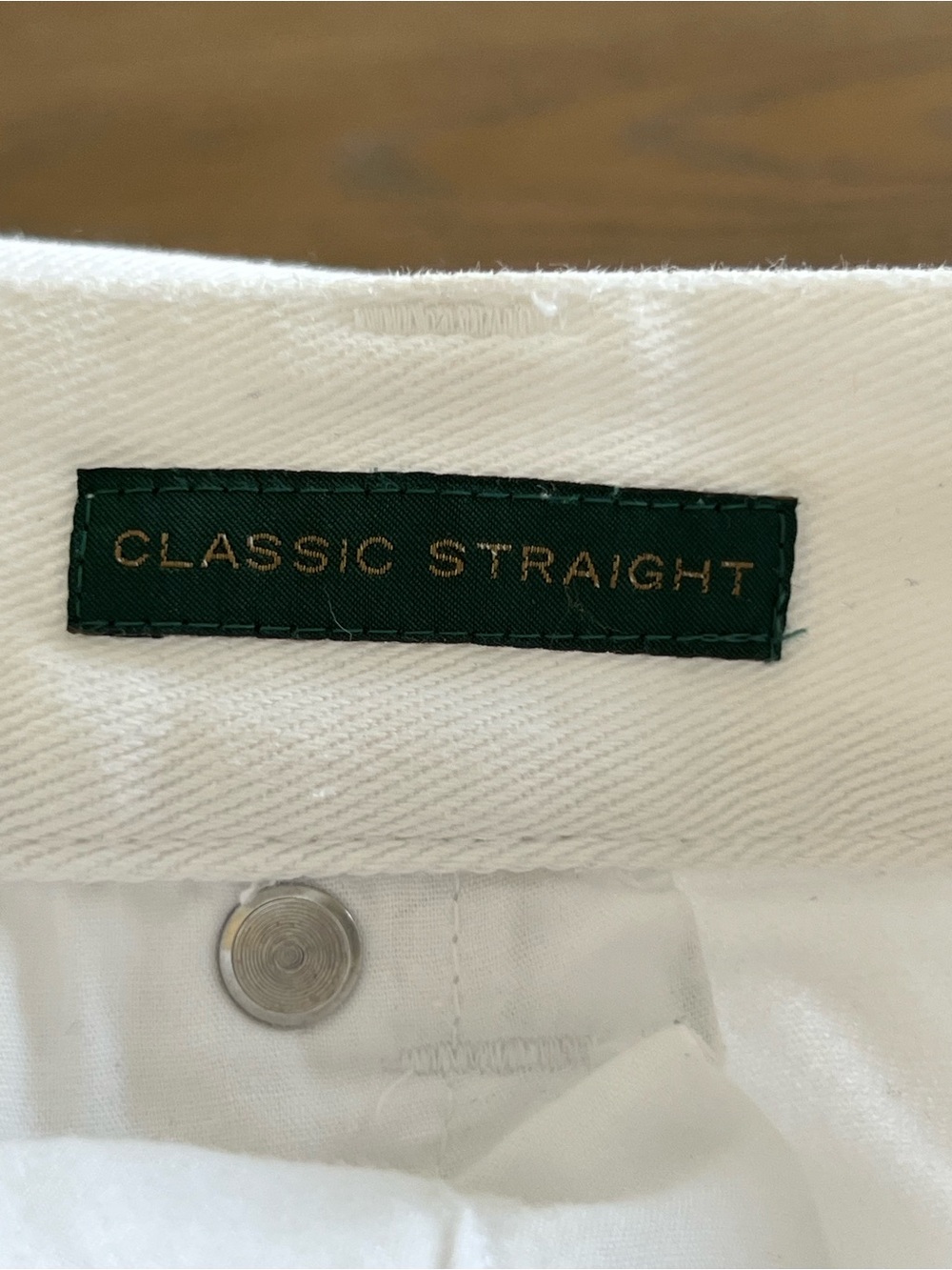 Ralph Lauren Green Label Classic Straight‎ White Jeans Size 6 - Picture 5 of 14